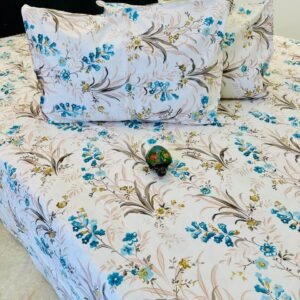 Rang–Birangi Ultra Premium Super Jumbo King Size Bedsheet Set (110 x 110 inches)