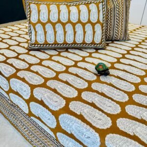 Rang–Birangi Ultra Premium Super Jumbo King Size Bedsheet Set (110 x 110 inches)