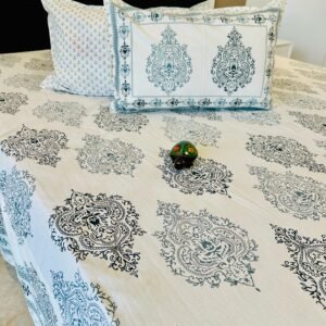 Rang–Birangi Ultra Premium Super Jumbo King Size Bedsheet Set (110 x 110 inches)