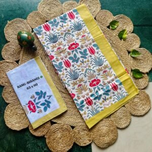 Premium Soft Cotton Single Bedsheet – (60×90 Inches)