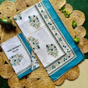 Premium Soft Cotton Single Bedsheet – (60×90 Inches)