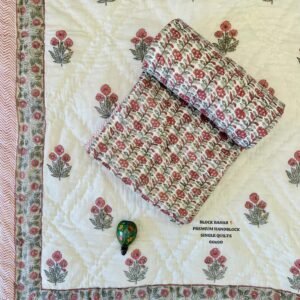 BLOCK BAHAR PREMIUM HANDBLOCK SINGLE QUILTS 60x90